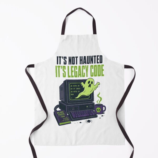 Item preview, It's Not Haunted It's Legacy Code Dev Halloween designed and sold by Fakhim95.