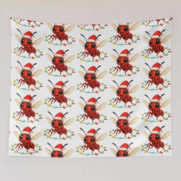 Item preview, Christmas Red Paper Wasp designed and sold by Sillytoe.