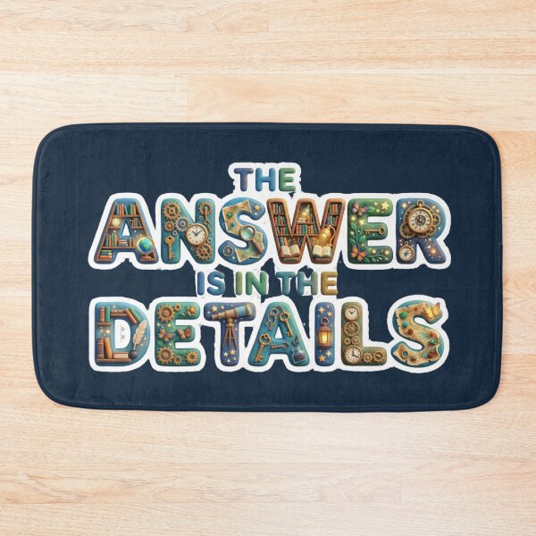 Item preview, The Answer Is in the Details Text designed and sold by FatmaAhmed90.