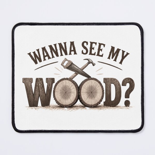 Item preview, Wanna See My Wood? designed and sold by Craftedchaospri.
