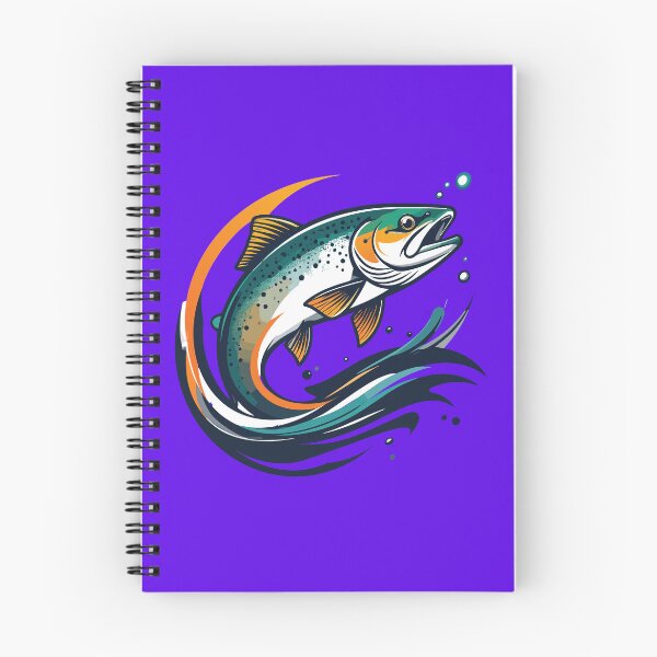 Item preview, Rainbow Trout Fisherman fishing patch graphic illustration. designed and sold by Art-Horizon.