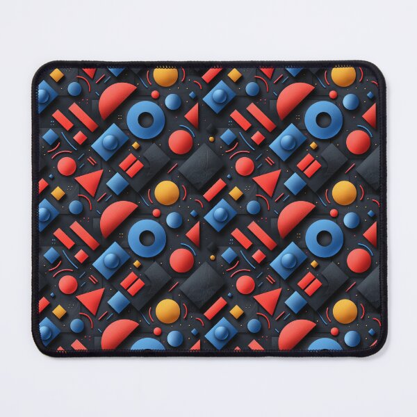 Item preview, Modern 3D Abstract Geometric Shapes Seamless Pattern designed and sold by NTGUILTY.