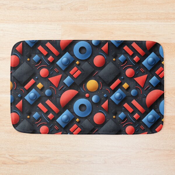Item preview, Modern 3D Abstract Geometric Shapes Seamless Pattern designed and sold by NTGUILTY.