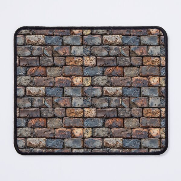 Item preview, Rustic Weathered Brick Wall Seamless Pattern designed and sold by NTGUILTY.