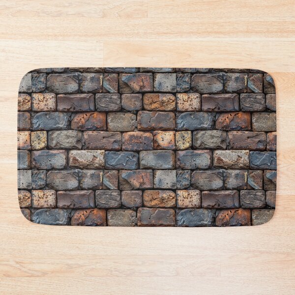 Item preview, Rustic Weathered Brick Wall Seamless Pattern designed and sold by NTGUILTY.