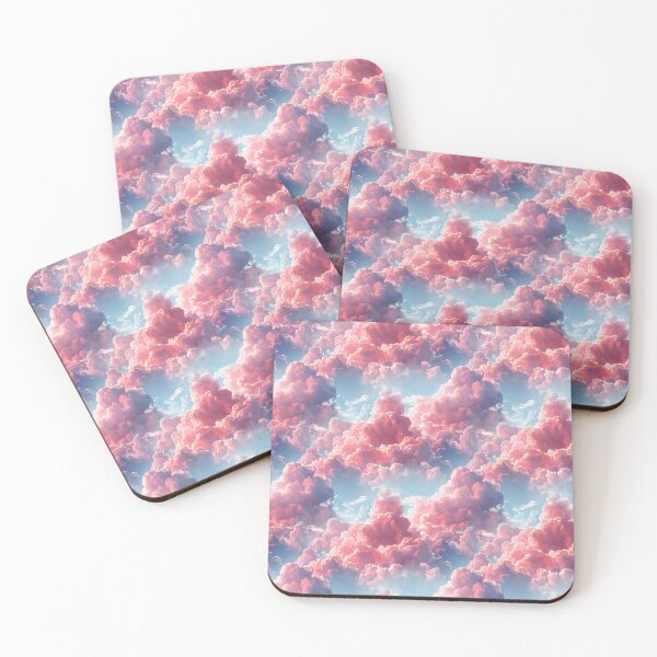 Item preview, Dreamy Pink Sunset Clouds Seamless Pattern designed and sold by NTGUILTY.