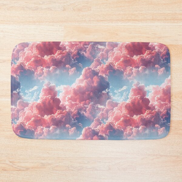 Item preview, Dreamy Pink Sunset Clouds Seamless Pattern designed and sold by NTGUILTY.