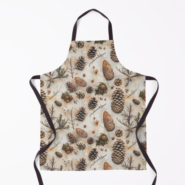 Item preview, Watercolor Woodland Pinecones and Forest Botanicals Seamless Pattern designed and sold by NTGUILTY.