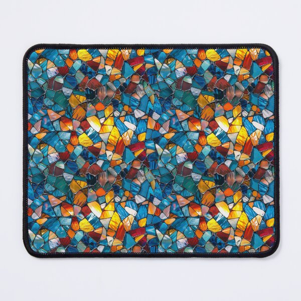 Item preview, Vibrant Stained Glass Mosaic Seamless Pattern designed and sold by NTGUILTY.