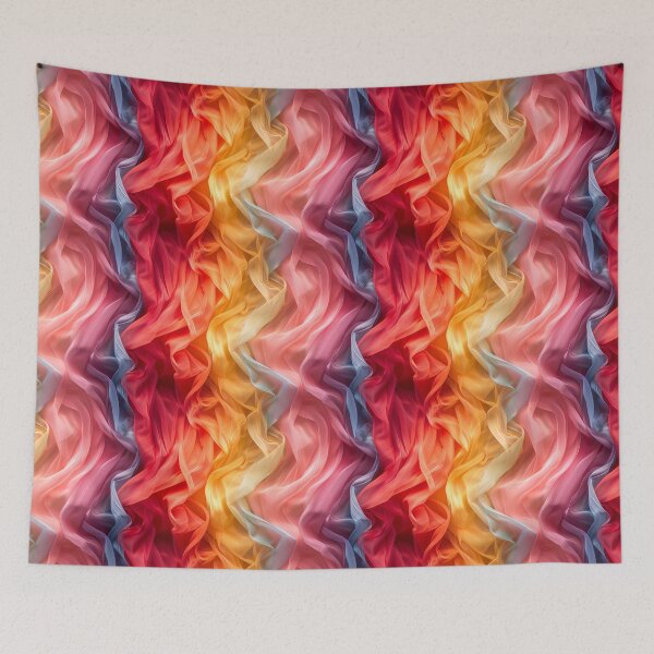 Item preview, Vibrant Flowing Silk Gradient Seamless Pattern designed and sold by NTGUILTY.