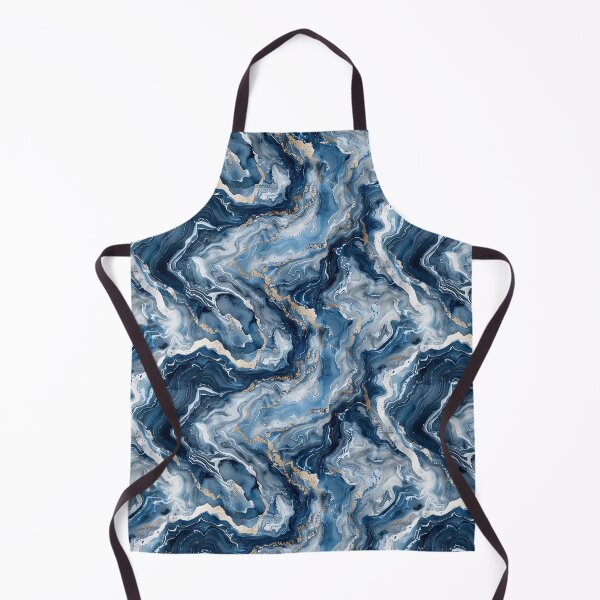 Item preview, Blue Marble and Gold Vein Agate Seamless Pattern designed and sold by NTGUILTY.