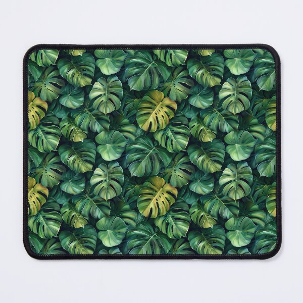 Item preview, Lush Monstera Leaves Tropical Pattern designed and sold by NTGUILTY.