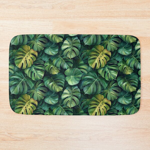 Item preview, Lush Monstera Leaves Tropical Pattern designed and sold by NTGUILTY.