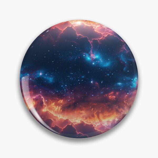 Item preview, Fiery Nebula and Celestial Galaxy Seamless Pattern designed and sold by NTGUILTY.