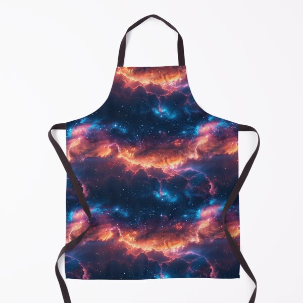 Item preview, Fiery Nebula and Celestial Galaxy Seamless Pattern designed and sold by NTGUILTY.