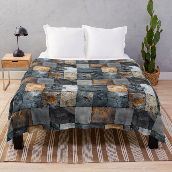 Item preview, Rustic Weathered Stone and Concrete Tile Seamless Pattern designed and sold by NTGUILTY.