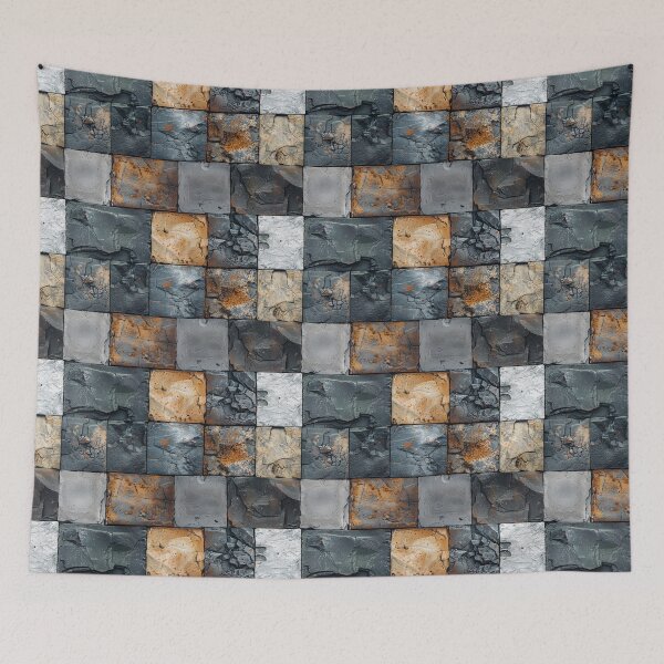 Item preview, Rustic Weathered Stone and Concrete Tile Seamless Pattern designed and sold by NTGUILTY.