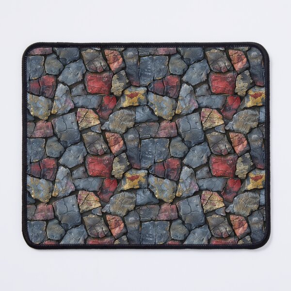 Item preview, Rustic Cracked Flagstone Wall Seamless Pattern designed and sold by NTGUILTY.