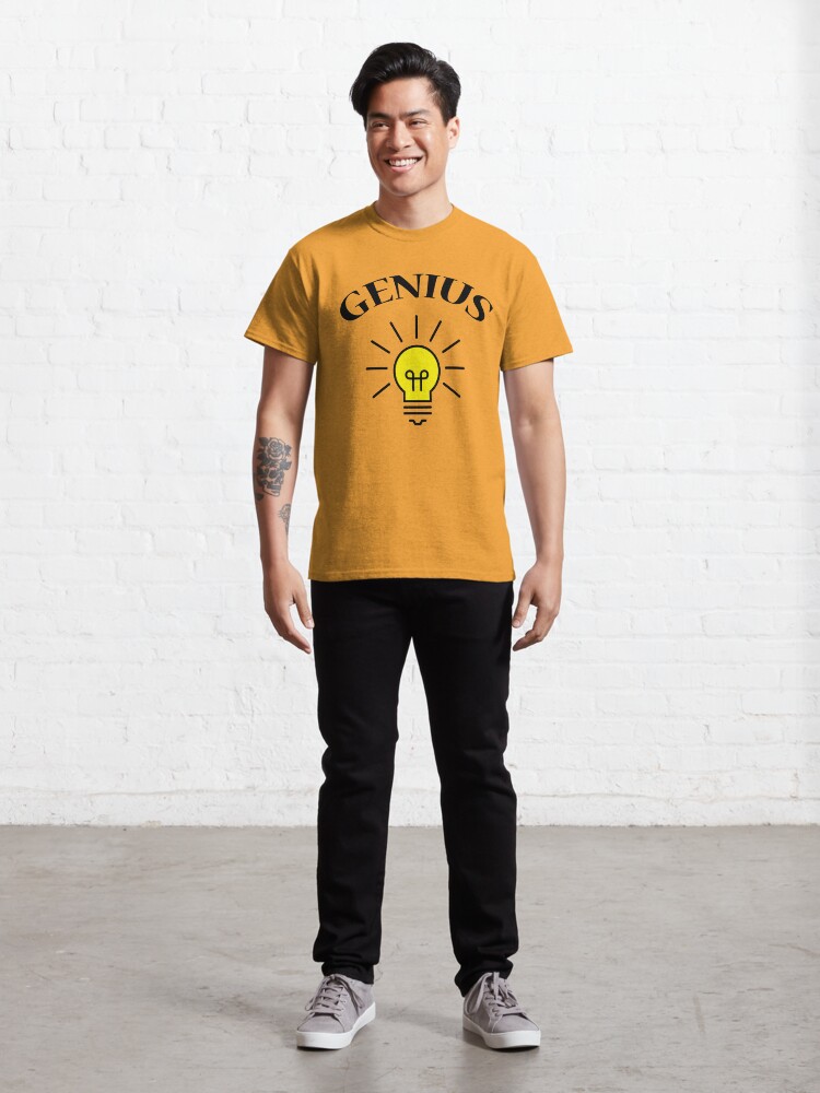 "Genius" Tshirt by JevLavigne Redbubble