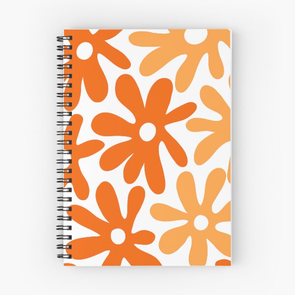 Item preview, 1960's Orange And Yellow Retro Hippie Floral Pattern designed and sold by DEC02.