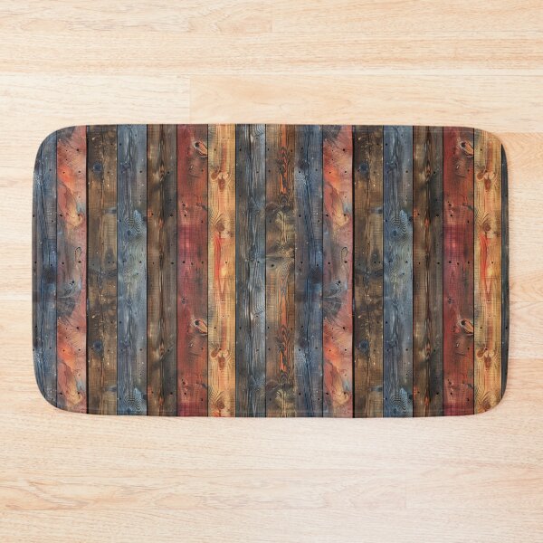 Item preview, Colorful Reclaimed Wood Planks Pattern designed and sold by NTGUILTY.