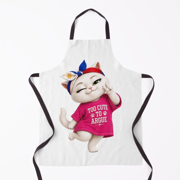 Item preview, Too cute to argue cat designed and sold by SHARAMDARA.