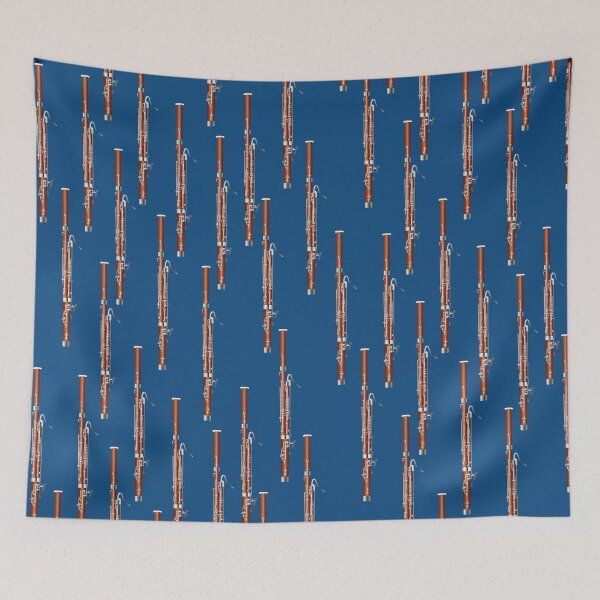Item preview, Bassoon on blue designed and sold by kobyakov.