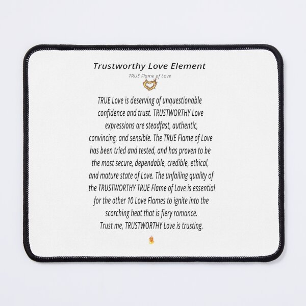 Item preview, TRUE Flame of Love: TRUSTWORTHY Love Element designed and sold by Ulysses Valor.