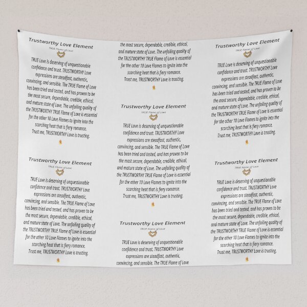 Item preview, TRUE Flame of Love: TRUSTWORTHY Love Element  designed and sold by Ulysses Valor.