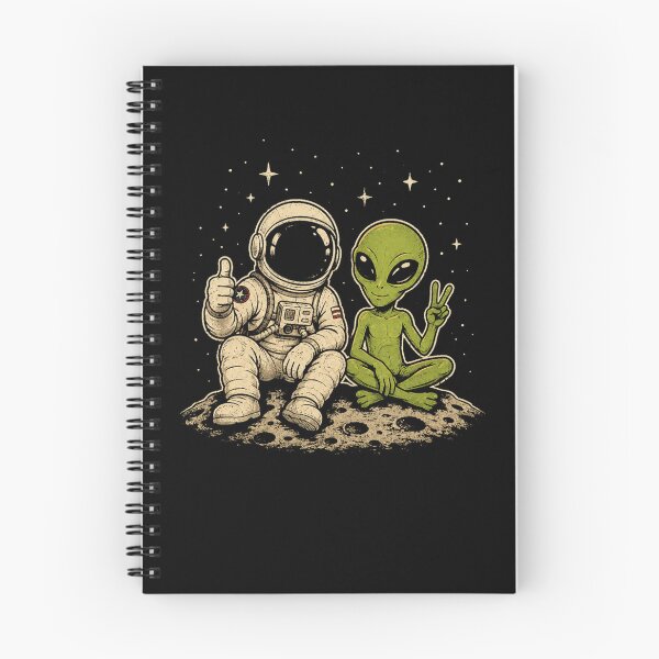 Item preview, Funny Astronaut And Friendly Alien Moon Adventure designed and sold by Moizento.