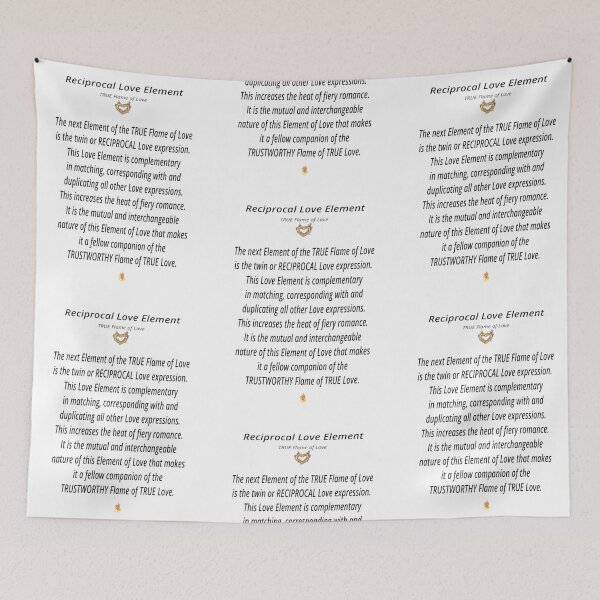 Item preview, TRUE Flame of Love: RECIPROCAL Love Element  designed and sold by Ulysses Valor.