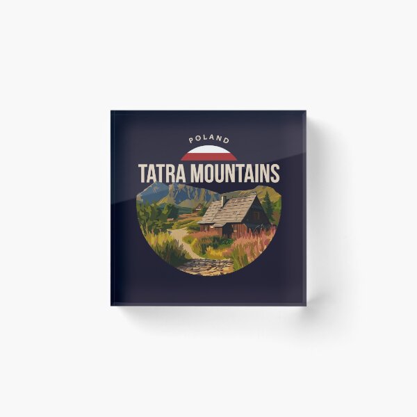 Item preview, Tatra Mountains Poland Vintage Travel Poster Nature designed and sold by LinaValearte.