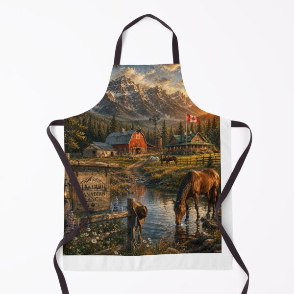 Item preview, Canadian Ranch Sunset Mountain Escape designed and sold by SHOCAMPOS DESIGNS .
