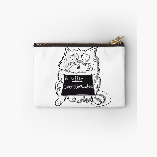 Item preview, Cat overstimulated comic art designed and sold by KPlayerAdhder.