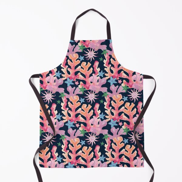 Item preview, Coral Garden at Midnight - Deep Ocean Navy designed and sold by Piret Victoria Ribas.