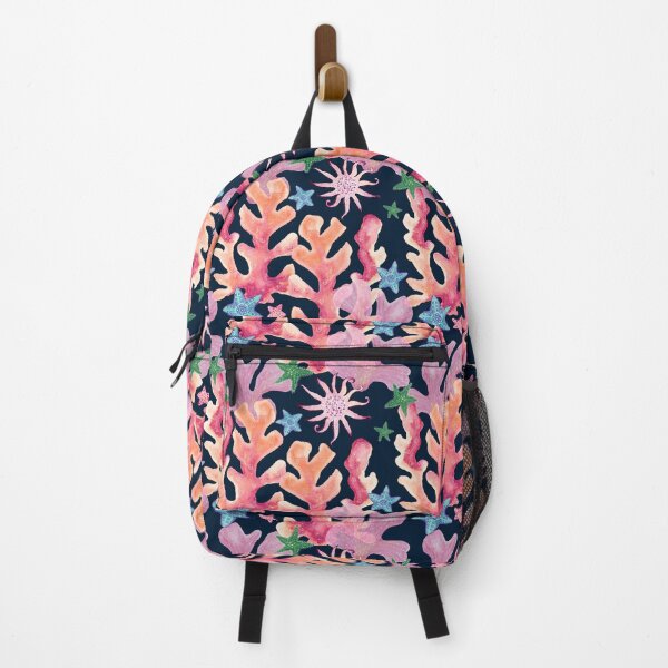 Item preview, Coral Garden at Midnight - Deep Ocean Navy designed and sold by Piret Victoria Ribas.