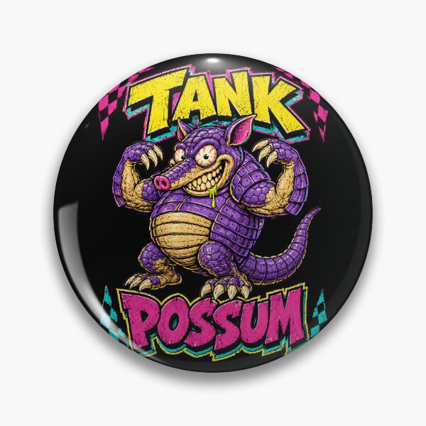 Item preview, Tank Possum Armadillo Lowbrow Monster designed and sold by Victor Shadehorn.