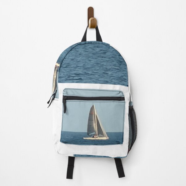 Item preview, Sailboat Gliding Across Calm Coastal Waters designed and sold by Pearls1.