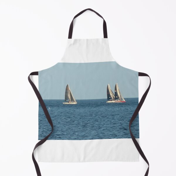 Item preview, Sailboat Gliding Across Calm Coastal Waters designed and sold by Pearls1.