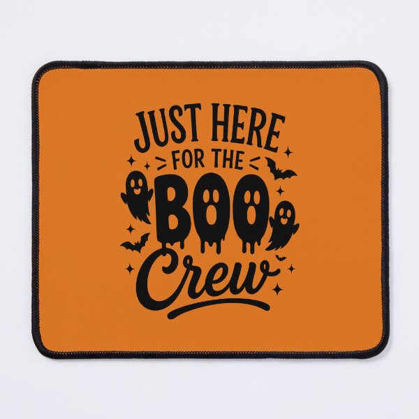 Item preview, Just Here for the Boo Crew – Cute Halloween Ghost Design designed and sold by DesignHouse07.