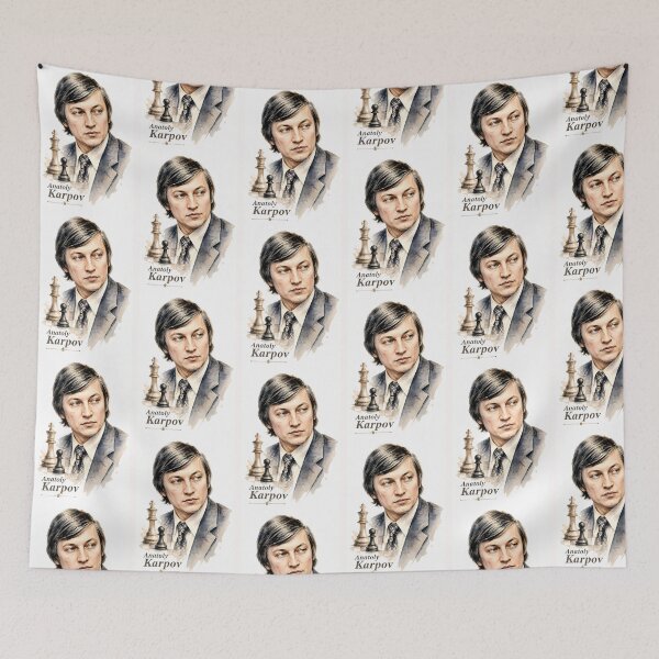 Item preview, Anatoly Karpov designed and sold by Sarcastic designs.