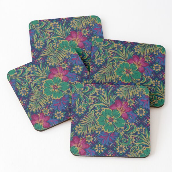 Item preview, Maximalist Jewel Tone Floral Dark Botanical Pattern designed and sold by Fakhim95.