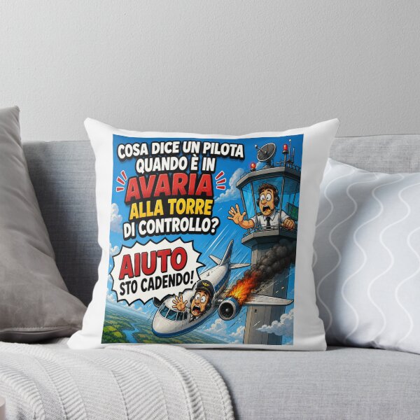 Item preview, Funny Pilot – Air Traffic Control Cartoon Joke designed and sold by RipantinaFantasy .
