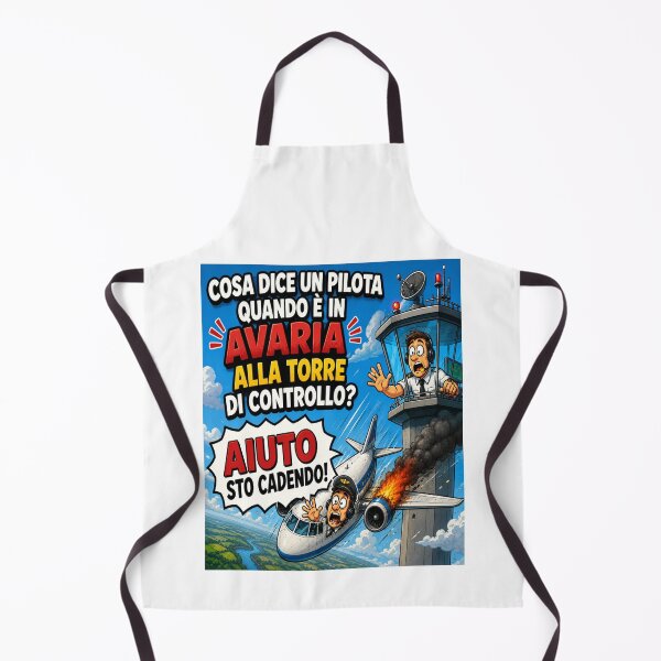 Item preview, Funny Pilot – Air Traffic Control Cartoon Joke designed and sold by RipantinaFantasy .