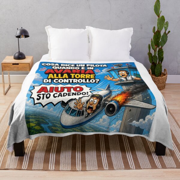 Item preview, Funny Pilot – Air Traffic Control Cartoon Joke designed and sold by RipantinaFantasy .