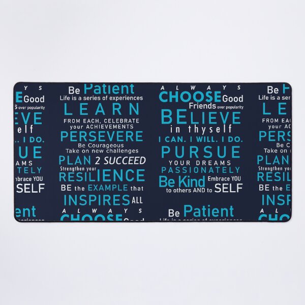 Item preview, Inspirational Words of Wisdom in Electric and Navy Blue designed and sold by WD-Artist.