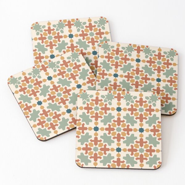 Item preview, Moroccan Zellige Tile Pattern Geometric Mosaic Art designed and sold by Fakhim95.