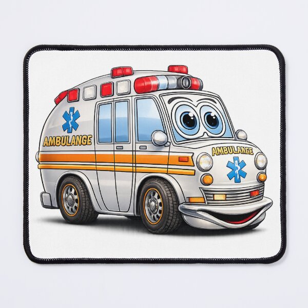 Item preview, Ambulance Cartoon designed and sold by Scott Hayes.