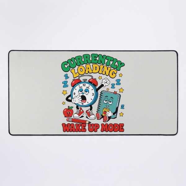 Item preview, Currently Loading Wake Up Mode Sleepy Clock designed and sold by DigitalGlade.