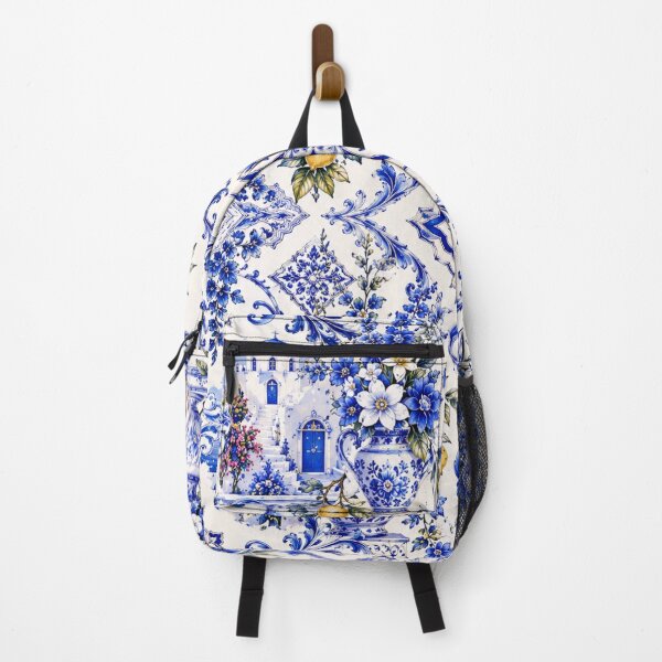 Item preview, Santorini Porcelain Resort Print designed and sold by BlessedBlackBeautiful.